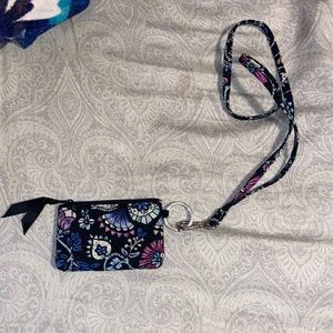 Vera Bradley lanyard wallet